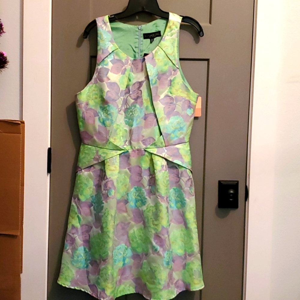NEW $125 Topshop Tall vintage style dress NEW WITH TAGS SZ 12
